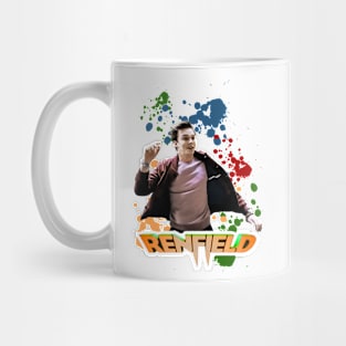 Renfield movie Nicholas Hoult as Renfield fan works graphic design by ironpalette Mug